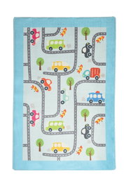 Conceptum Alfombra Baby Cars Multicolor 140 x 190 cm
